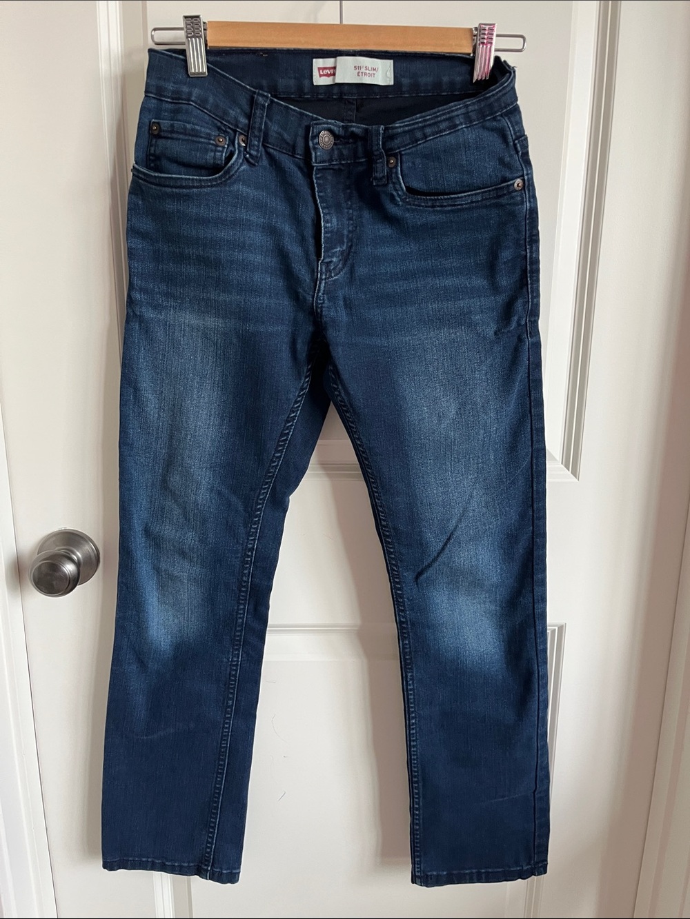 Levi's Kid’s Navy Slim Straight Jeans